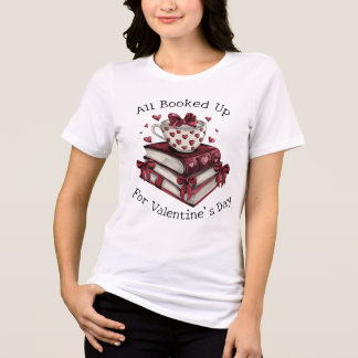 Camiseta Triblenda Reservado para el Día de San Valentín en Rojo Cere