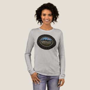 Camiseta Triblenda resistencia de la mujer a la larga manga de caucho