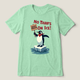 Camiseta Triblenda Resistir la protesta de los pingüinos - Sin arance