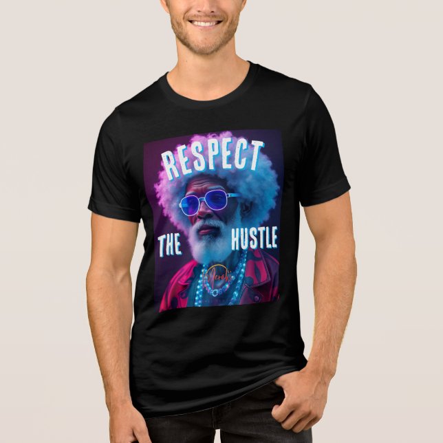 Camiseta Triblenda respect the hustle  (Anverso)