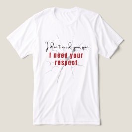 Camiseta Triblenda Respeto, no giro - Empoderamiento del orgullo por