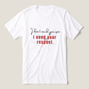 Camiseta Triblenda Respeto, no giro - Empoderamiento del orgullo por 