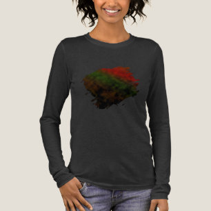 Camiseta Triblenda Resplandor de la brasa del bosque