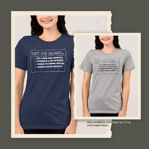 Camiseta Triblenda Respuestas Típicas de la Profesión Médica