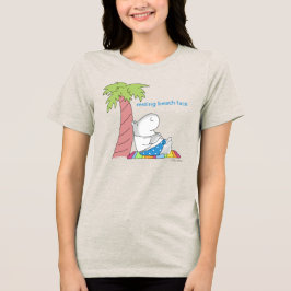 Camiseta Triblenda RESTABLECIMIENTO DE LA PLAYA botón FACE belly hipp