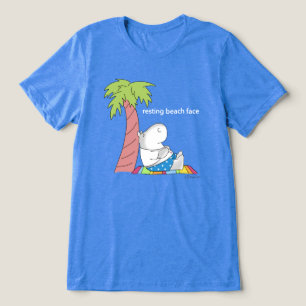 Camiseta Triblenda RESTABLECIMIENTO DE LA PLAYA botón FACE belly hipp