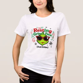 Camiseta Triblenda Resting Grinch Face Aunt Edition – Funny Sarcastic