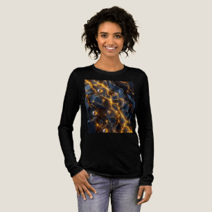 Camiseta Triblenda Resumen de energía eléctrica con luz dorada