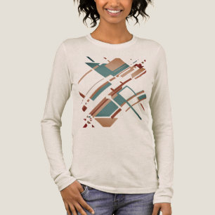 Camiseta Triblenda Resumen geométrico del aspecto del MCM inclinado p