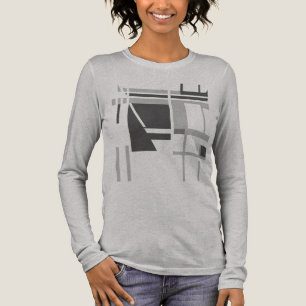 Camiseta Triblenda Resumen geométrico del estilo del MCM de carbón me