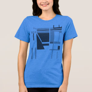 Camiseta Triblenda Resumen geométrico del estilo del MCM de carbón me