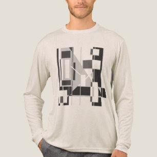 Camiseta Triblenda Resumen gris Arte Cubista Geométrico inspirado en 
