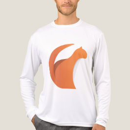 Camiseta Triblenda Resumen Naranja Fox Silhouette Logo