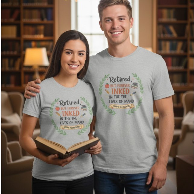 Camiseta Triblenda Retired Teacher Inked Life Retirement Gift Tri-Ble (Subido por el creador)