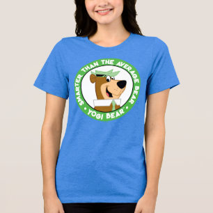 Camiseta Triblenda Retrato sonriente del oso de Yogi