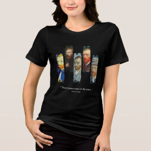 Camiseta Triblenda retrato y cita de Vincent Van Gogh