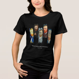 Camiseta Triblenda retrato y cita de Vincent Van Gogh
