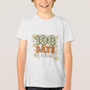 Camiseta Triblenda Retro 100 Días de Escuela