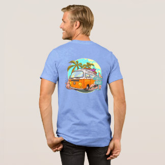 Camiseta Triblenda Retro Beach Van T-Shirt