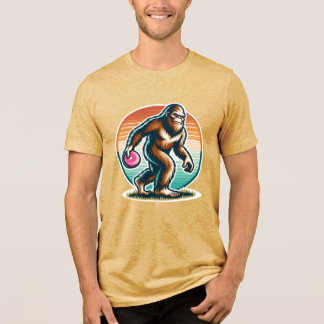 Camiseta Triblenda Retro Bigfoot Sasquatch Disk Golf