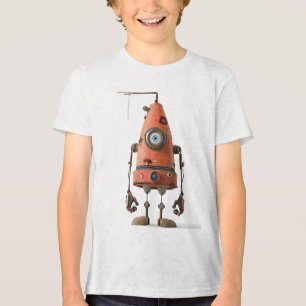 Camiseta Triblenda Retro Bot One Eye — Rusty Naranja Droid