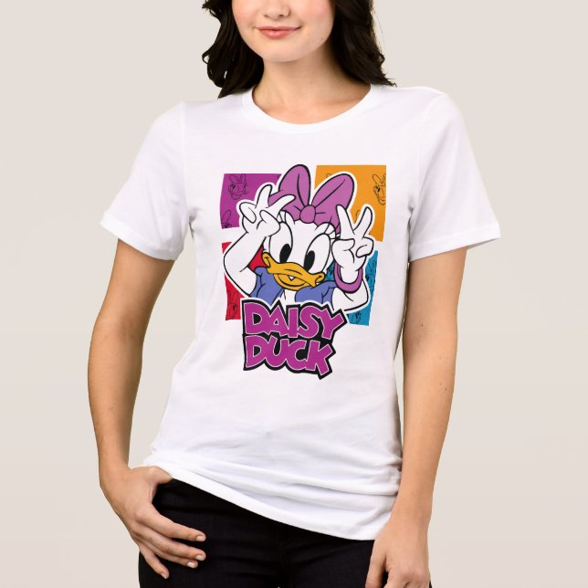 Camiseta Triblenda Retro Cartoon Duck – Playful & Nostalgic Design (Anverso)