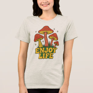 Camiseta Triblenda Retro Disfruta la sudadera de la vida