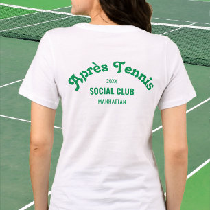 Camiseta Triblenda Retro Green Après Tennis Social Club Personalizado