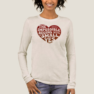 Camiseta Triblenda Retro Heart Typography