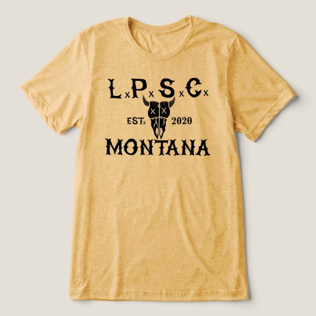 Camiseta Triblenda Retro L.P.S.C. (Diseño delantero )