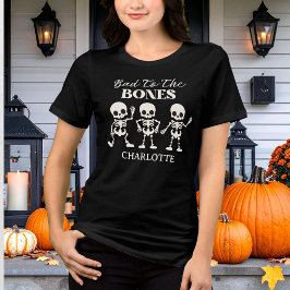 Camiseta Triblenda Retro Malo Hasta Los Huesos Halloween Espeluznante