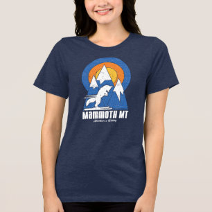 Camiseta Triblenda Retro Mammoth Mountain Ski White Fox T-Shirt