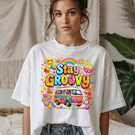 Camiseta Triblenda Retro Mantén Groovy