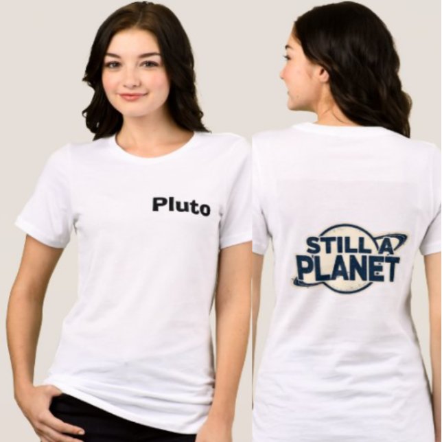 Camiseta Triblenda Retro Pluto "Never Forget"  (Subido por el creador)