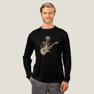 Camiseta Triblenda Retro Rock Skeleton Guitar Graphic