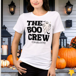 Camiseta Triblenda Retro The Boo Crew Espeluznante Halloween