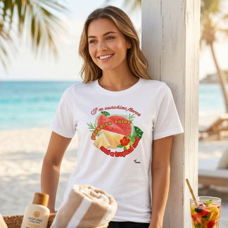 Camiseta Triblenda Retro Tropical Fruit T-Shirt Watermelon Pineapple 