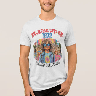 CAMISETA TRIBLENDA RETROVISIÓN RETRO - RETRO DE 1972 (RECOPILACIÓN LI