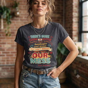 Camiseta Triblenda Reunión de familia disfuncional divertida ID1321