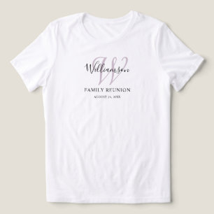 Camiseta Triblenda Reunión Familiar Monograma Simple