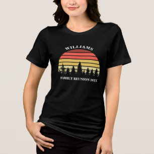 Camiseta Triblenda Reunión Familiar Viaje de Camping Personalizado At