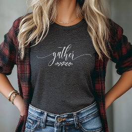 Camiseta Triblenda Reunir el Día de Acción de Gracias Caer Botánico M