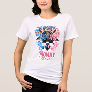 Camiseta Triblenda Revelación de Género Mamá Quemaduras o Lazos Carre