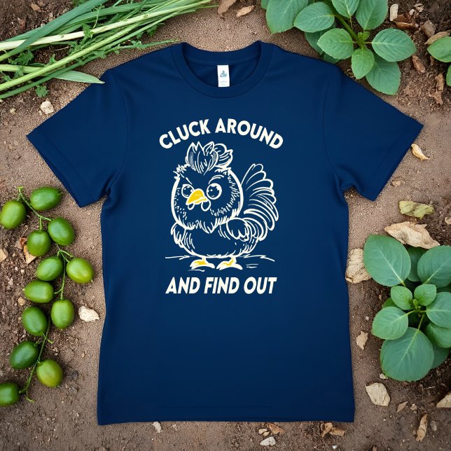 Camiseta Triblenda Revolotea y Descubre Chistoso Meme de Pollo Enojad (Bold, funny chicken tee with edgy humor perfect for fans of sarcastic dad jokes!)