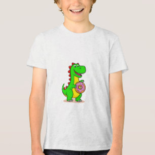 Camiseta Triblenda Rex Donut-Saurus - Dinosaurio lindo con no T-Shir