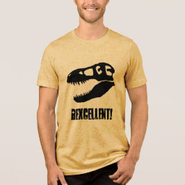 Camiseta Triblenda ¡Rexcelente! Cráneo de Dinosaurio T. rex