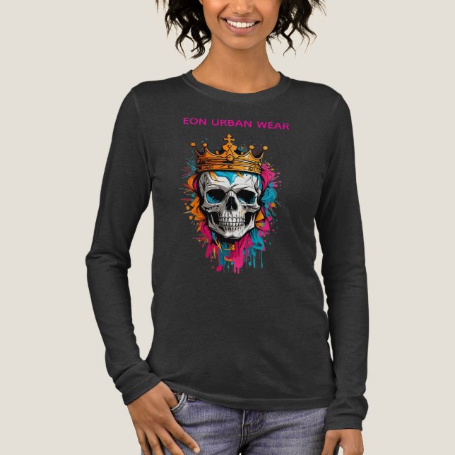 CAMISETA TRIBLENDA REY CALAVERA  (Anverso)