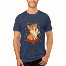 Rey Corgi Lindo Amante de Corgi Corona Real