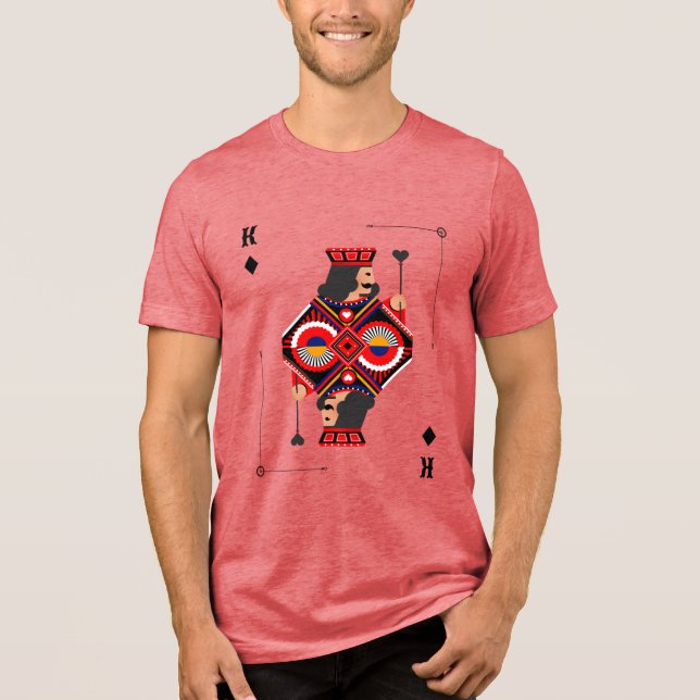 Camiseta Triblenda Rey de Cartas (Anverso)