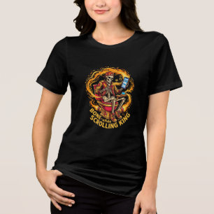 Camiseta Triblenda Rey de desplazamiento óseo auténtico